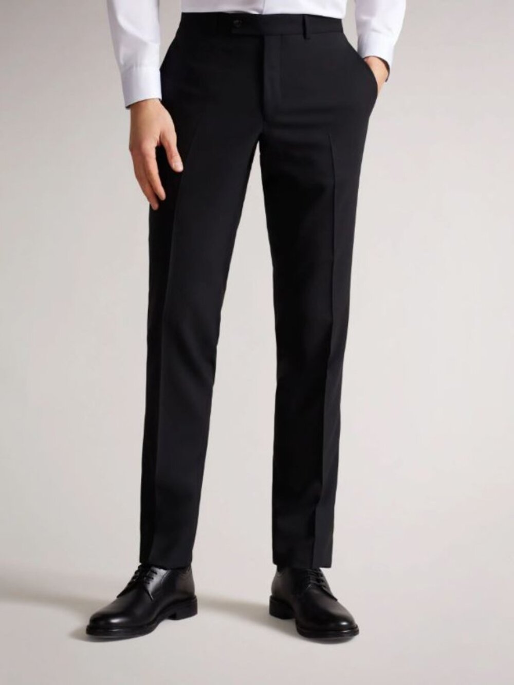 Ted Baker London Jay Ct Black 100% Wool Suit Pants, Italian Fabric, Size 31R